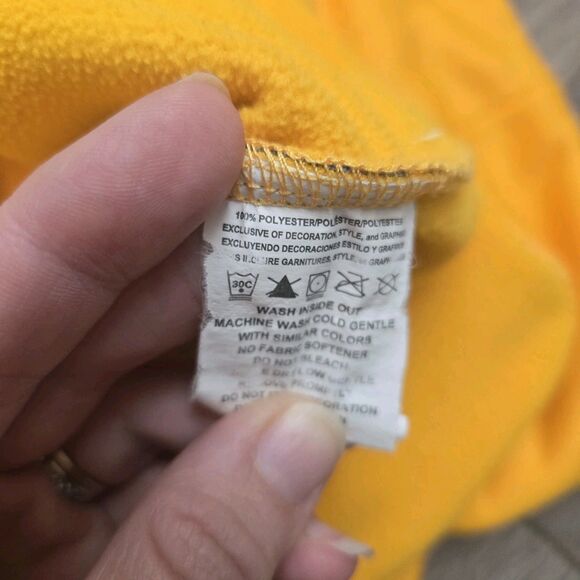 Pittsburgh Steelers Yellow Hoodie – NFL Team Apparel, Size L - Picture 7 of 9